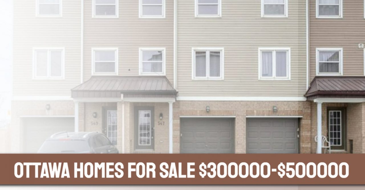 Houses for sale Ottawa under 500 000 Homes in Ottawa under 500 000